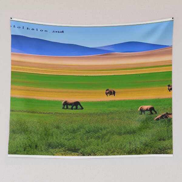 Item preview, Mongolia nature ai art designed and sold by Mirex88.