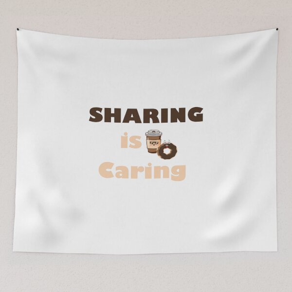 Item preview, Sharing is Caring, Clothing from Swinger Upside Down Coffee & Donuts designed and sold by LAVITASTORE.