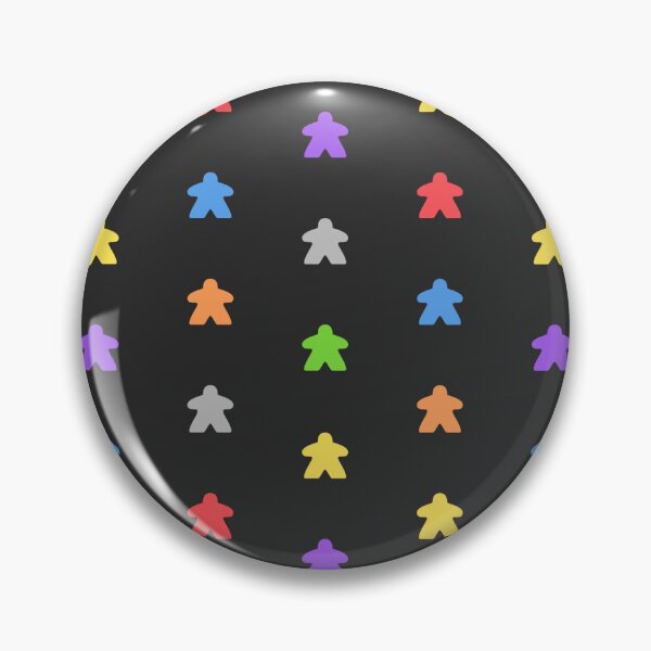 Item preview, Meeple pattern dark designed and sold by Between Clouds.