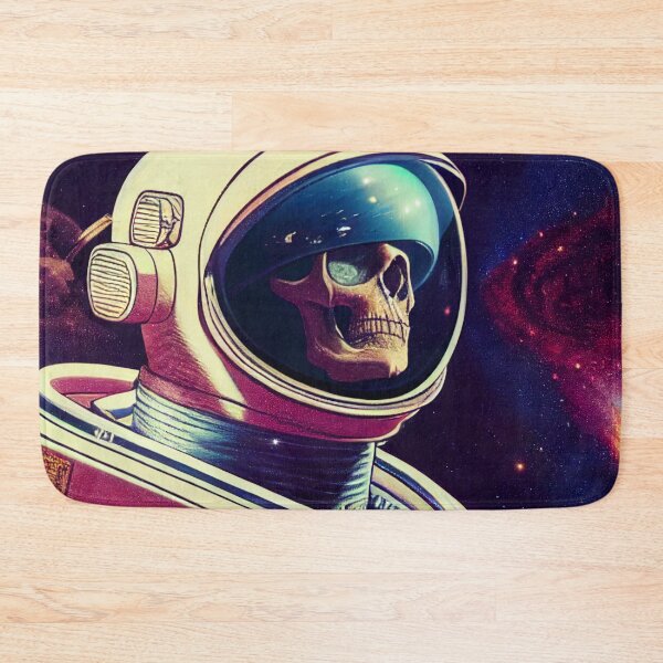 Item preview, Dark Comic Skull Astronaut in Space - AI Generated Art designed and sold by Vault256.