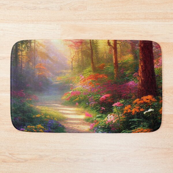 Item preview, A forest path with wildflowers designed and sold by JoepshLSio.