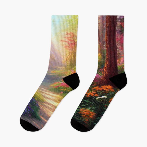 Item preview, A forest path with wildflowers designed and sold by JoepshLSio.