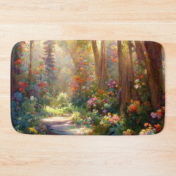 Item preview, A forest path with wildflowers designed and sold by JoepshLSio.