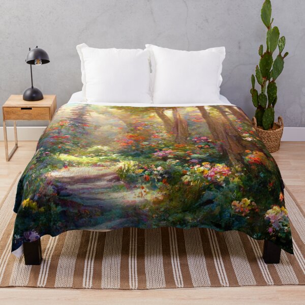Item preview, A forest path with wildflowers designed and sold by JoepshLSio.