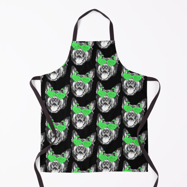 Item preview, German Shepherd Face with Green Sunnies designed and sold by Abbysinthe.