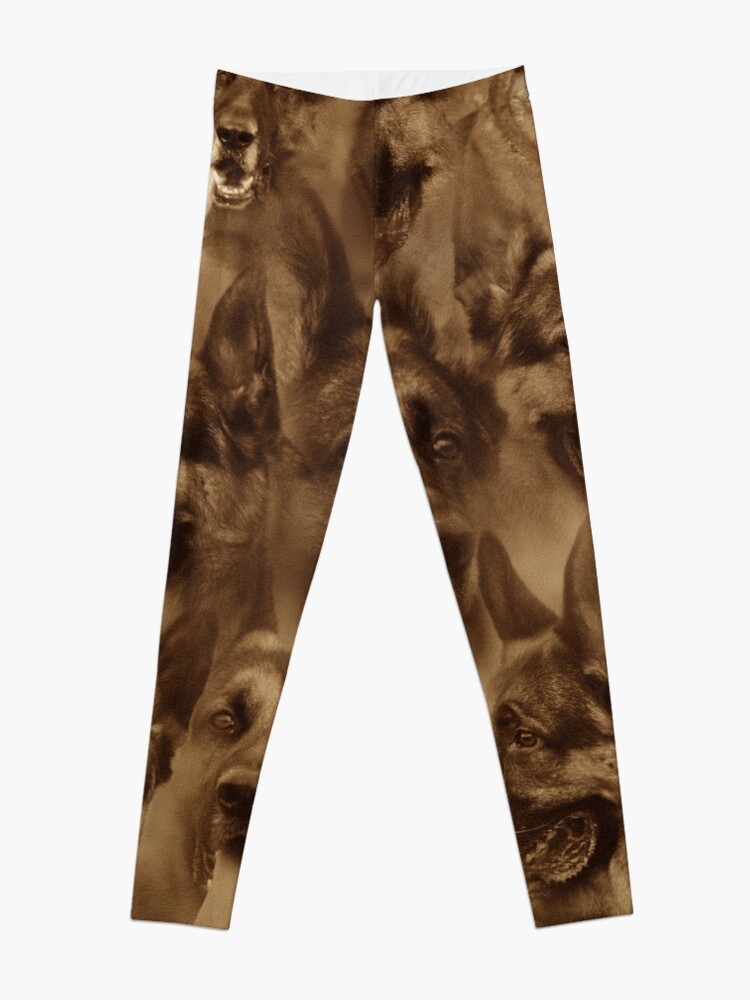 Alternate view of German Shepherd Collage Leggings