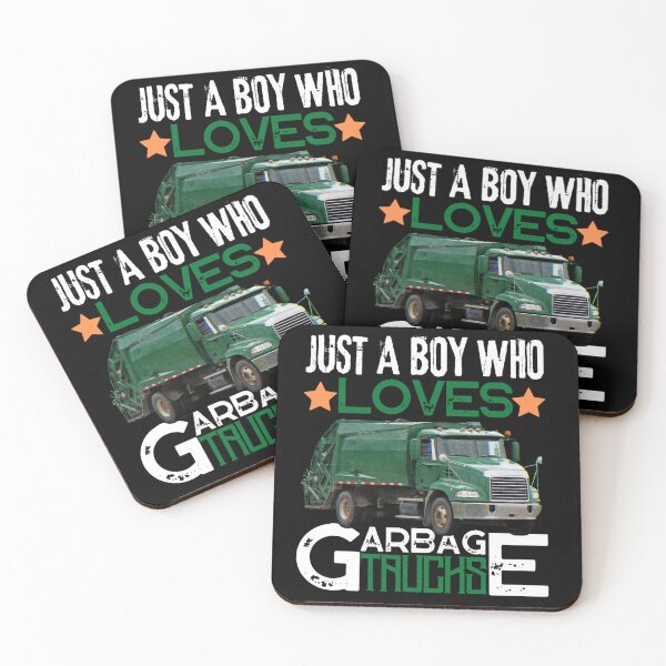 Item preview, Just a boy who loves garbage trucks | Colorful garbage trucks designed and sold by Happiness-pills.