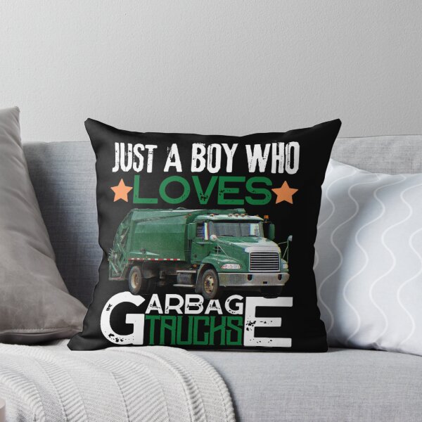Item preview, Just a boy who loves garbage trucks | Colorful garbage trucks designed and sold by Happiness-pills.