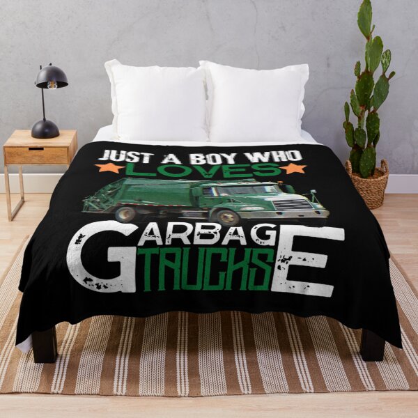Item preview, Just a boy who loves garbage trucks | Colorful garbage trucks designed and sold by Happiness-pills.