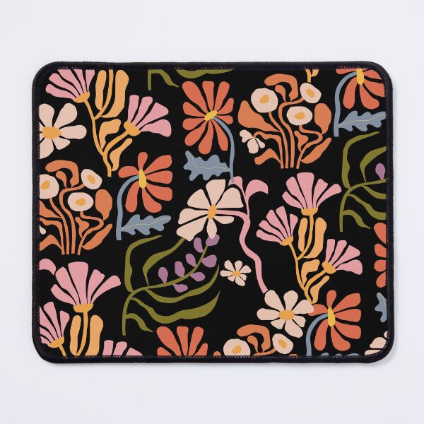 Item preview, abstract vintage flower designed and sold by ApurwaArtShop.