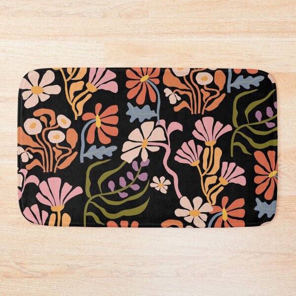 Item preview, abstract vintage flower designed and sold by ApurwaArtShop.