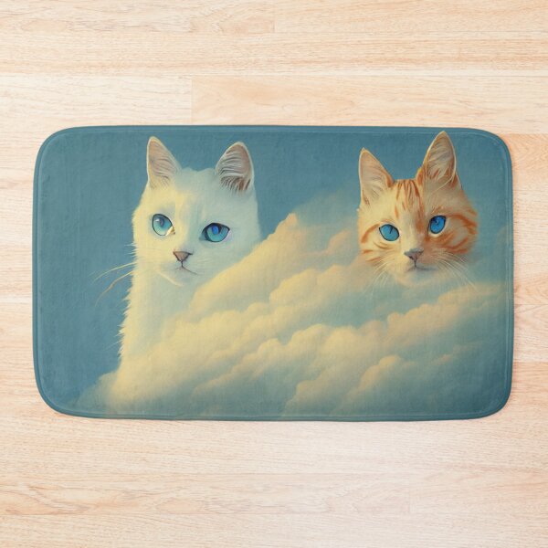 Item preview, Two Blue eyed cats in Heaven designed and sold by RileyKyler.