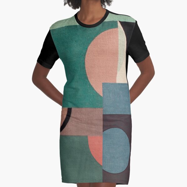 Sailing in Calm Nightfall Graphic T-Shirt Dress