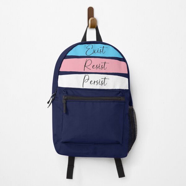 Item preview, Trans Pride Exist, Resist, Persist designed and sold by AmandaRoseArts.