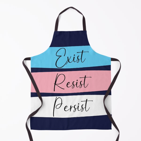 Item preview, Trans Pride Exist, Resist, Persist designed and sold by AmandaRoseArts.