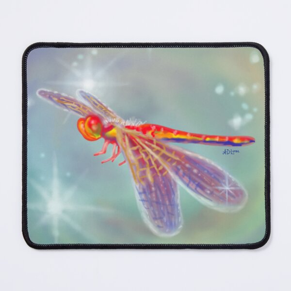 Item preview, Glowing Dragonfly Variation II designed and sold by Audra Lemke.