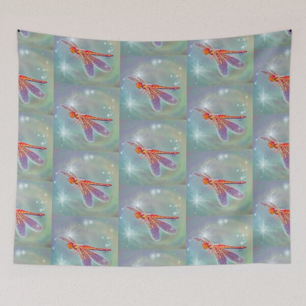 Item preview, Glowing Dragonfly Variation II designed and sold by Audra Lemke.