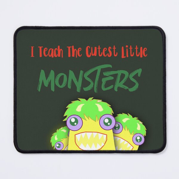 Item preview, I Teach The Cutest Little Monsters yellow designed and sold by Ndli.