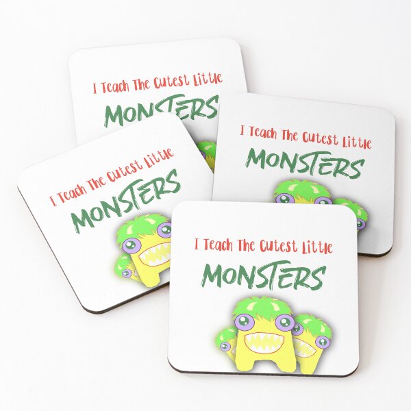 Item preview, I Teach The Cutest Little Monsters yellow designed and sold by Ndli.