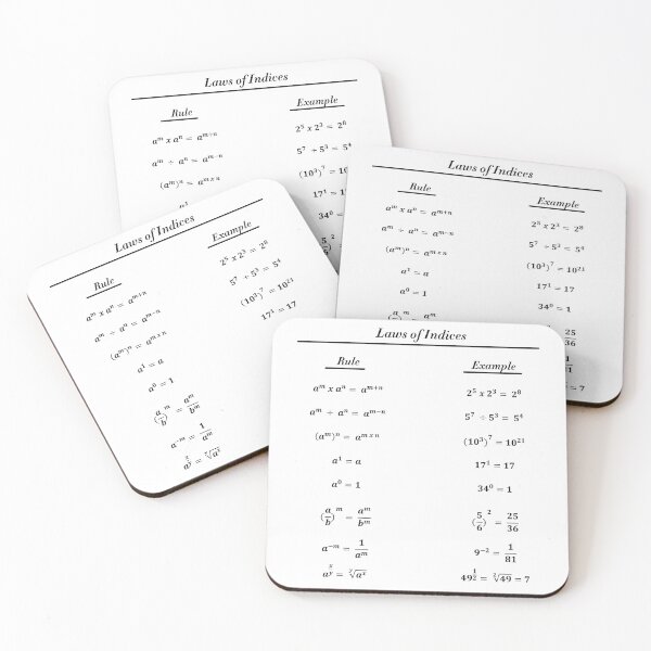 Item preview, Formula Of Indices designed and sold by ScienceCorner.