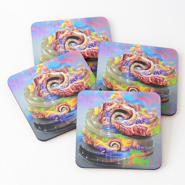 Item preview, 2CB Burger - Psychedelic Visuals designed and sold by NomadicCreative.