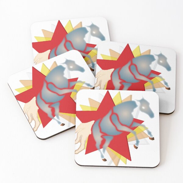 Item preview, Prancing horse in front of the stars designed and sold by alanoix.
