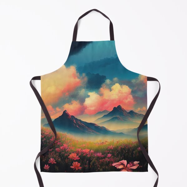 Item preview, Colorful mountainrange Dreamscape designed and sold by PeanutArtCorner.