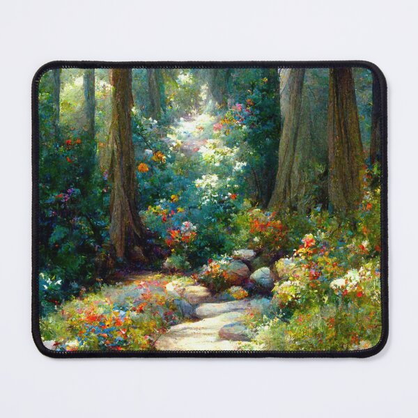 Item preview, A forest path with wildflowers designed and sold by JoepshLSio.