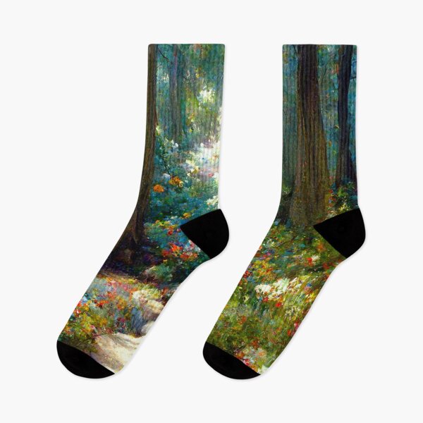 Item preview, A forest path with wildflowers designed and sold by JoepshLSio.