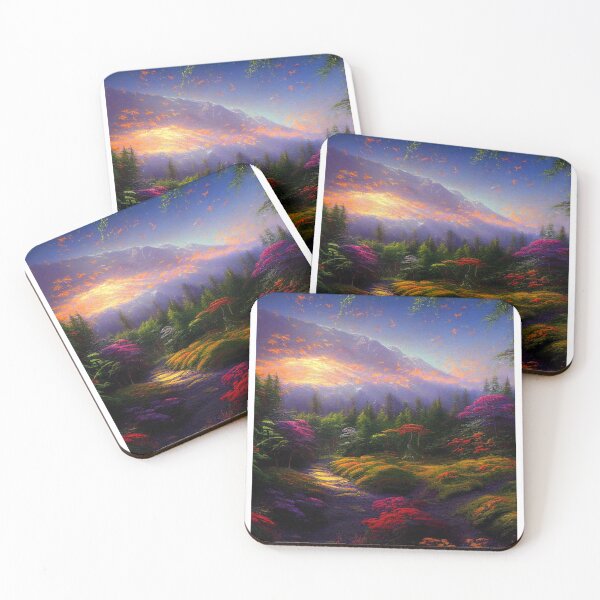 Item preview, A forest path with wildflowers designed and sold by JoepshLSio.