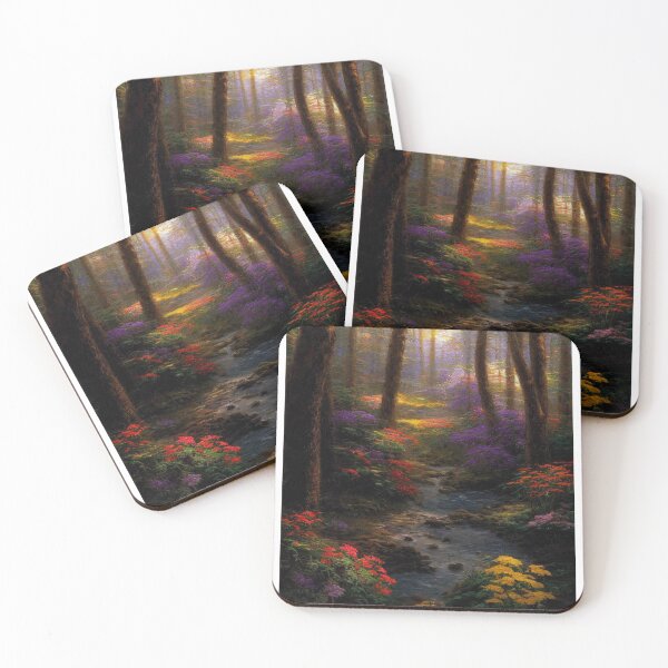 Item preview, A forest path with wildflowers designed and sold by JoepshLSio.