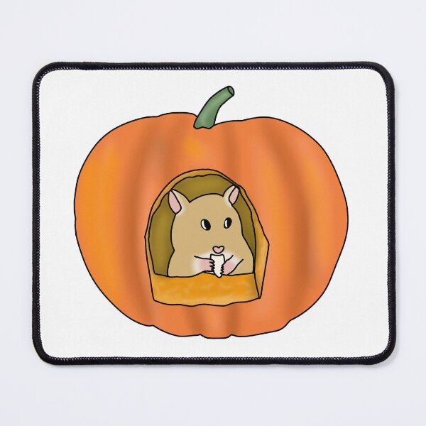 Item preview, Cute goldren gerbil in a pumpkin designed and sold by Becky-Marie.