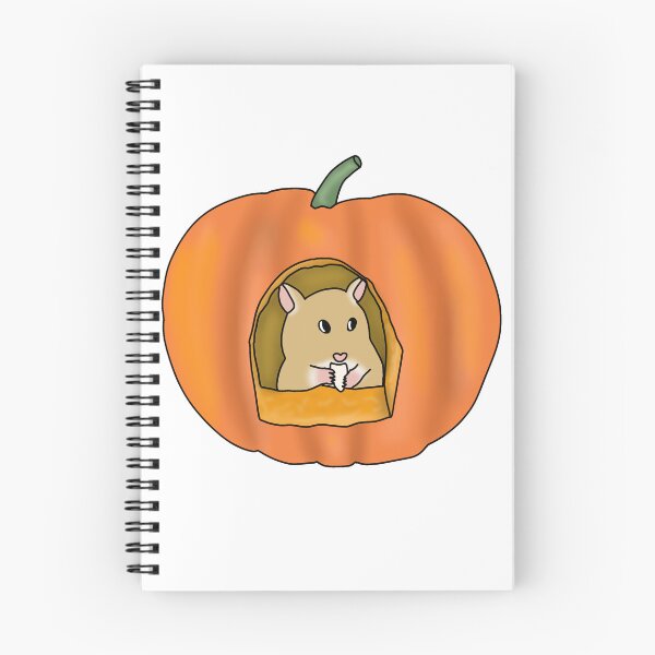 Item preview, Cute goldren gerbil in a pumpkin  designed and sold by Becky-Marie.