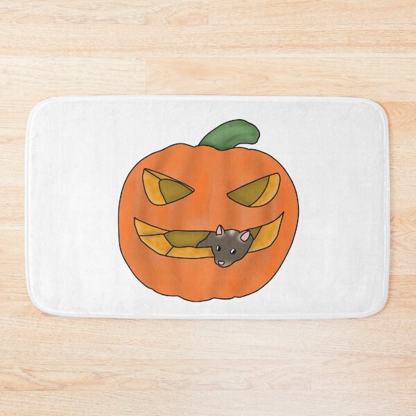 Item preview, Cute brown gerbil in a pumpkin  designed and sold by Becky-Marie.