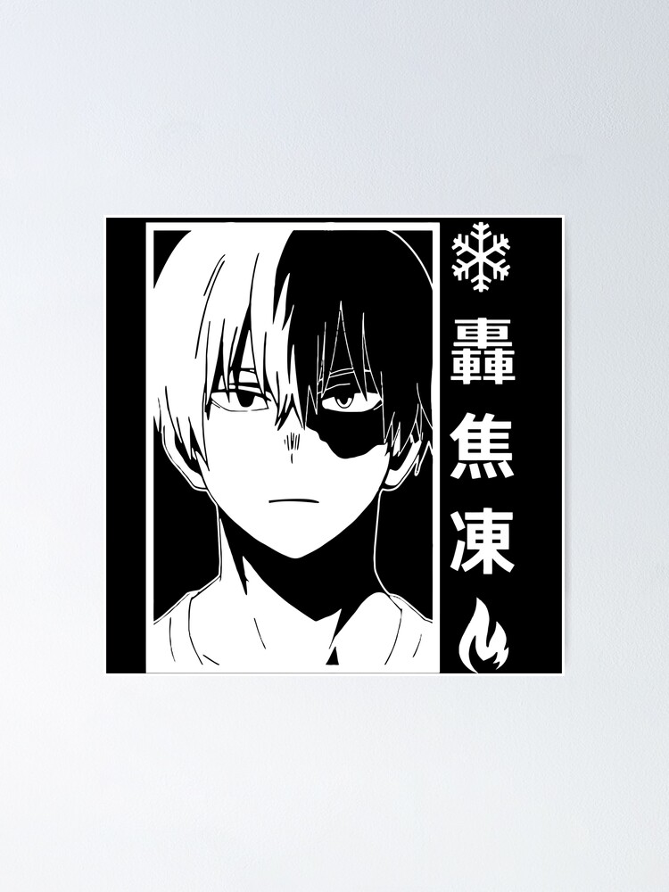 Todoroki My Hero Academia Poster For Sale By Youranimeworld Redbubble 7546