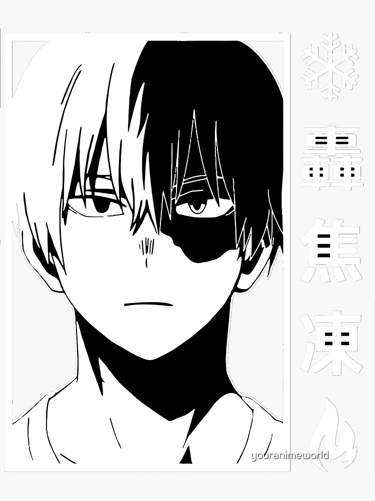 Todoroki My Hero Academia Sticker For Sale By Youranimeworld Redbubble 5396