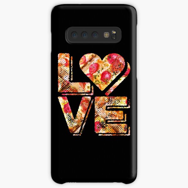 I Love Heart Pizza Yummy Pepperoni Cheese Bread Samsung Galaxy Snap Case