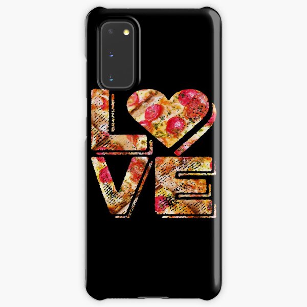 I Love Heart Pizza Yummy Pepperoni Cheese Bread Samsung Galaxy Snap Case