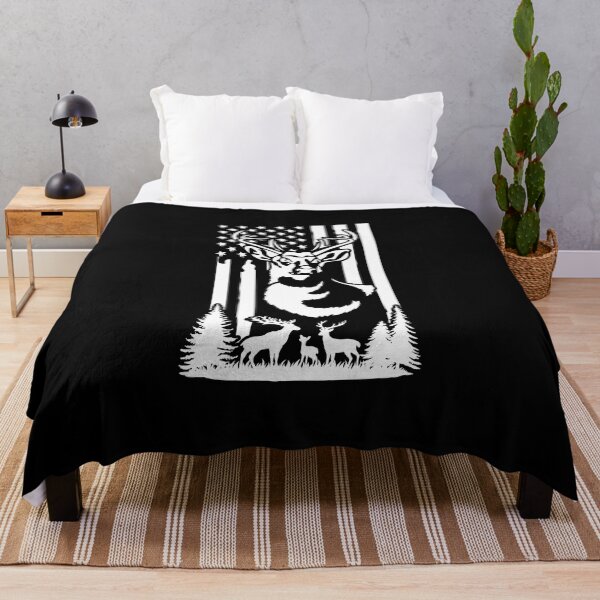 Item preview, Deer Season Hunter American Flag Funny Hunting Design designed and sold by absolutdesign.