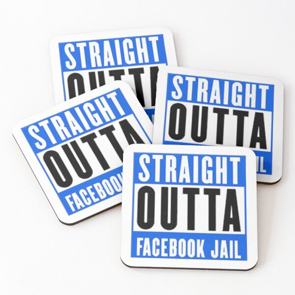 Item preview, STRAIGHT OUTTA FACEBOOK JAIL designed and sold by thatstickerguy.