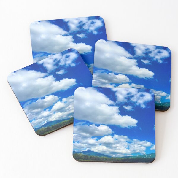 Item preview, Big Blue Cloudy Sky over the Mountains designed and sold by Cherries4.