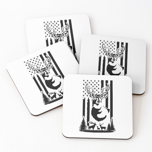 Item preview, Deer Season Hunter American Flag Funny Hunting Design designed and sold by absolutdesign.