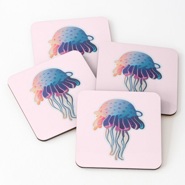 Item preview, Smeared Blue Jellyfish designed and sold by TheFoxyWolfShop.