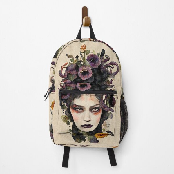 Item preview, Spooky Medusa Mixed Media Collage Art designed and sold by Robin Morgan.