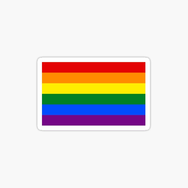 Gay Pride Flag Sticker For Sale By Josiepip Redbubble 0806