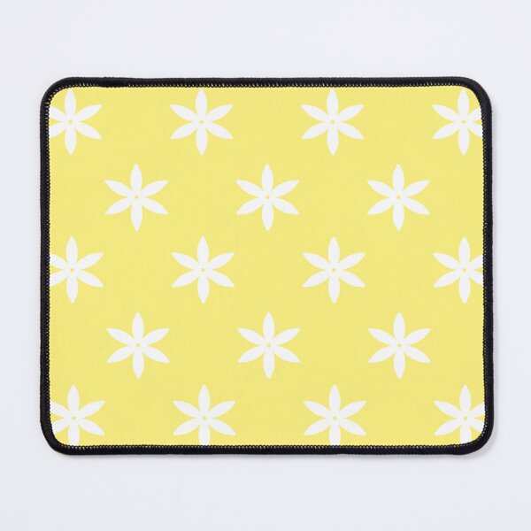 Item preview, Lemon yellow with white jasmine flowers designed and sold by HTPOP.