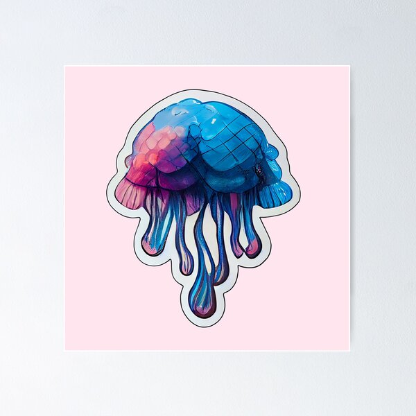 Item preview, Puffy Jellyfishy designed and sold by TheFoxyWolfShop.