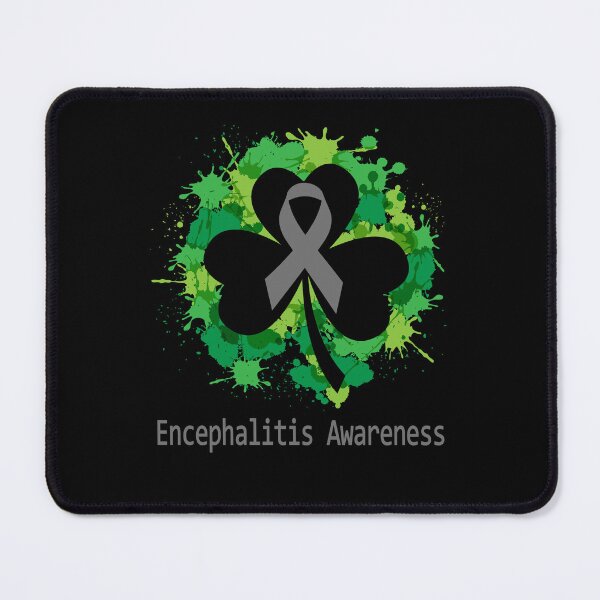 Item preview, Encephalitis Awareness Clover Ribbon Happy Patricks Day Support Encephalitis Warrior Gifts designed and sold by Tammyilaria.
