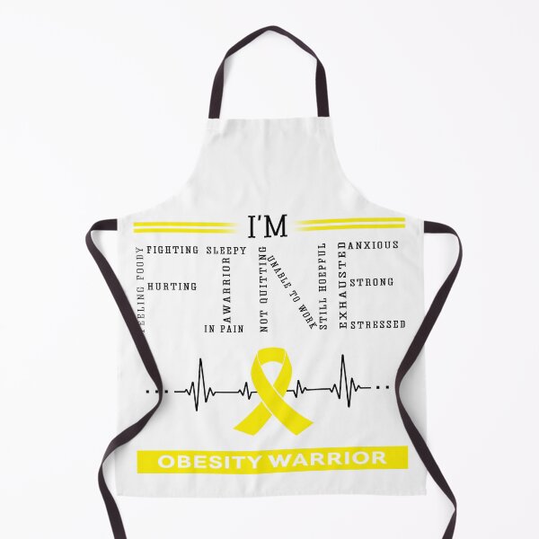 Item preview, I'm Fine Obesity Warrior Support Obesity Awareness Gifts designed and sold by rechardtee.