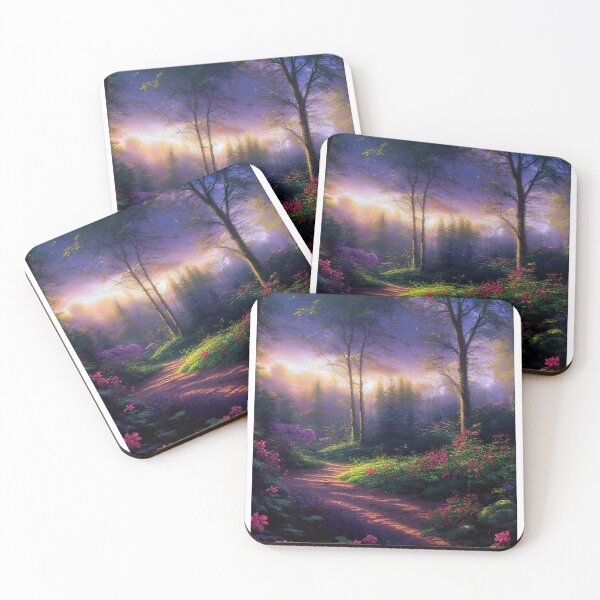 Item preview, A forest path with wildflowers designed and sold by JoepshLSio.